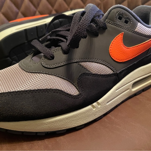 Men's Nike Air Max Sneakers - Gray and Orange - Picture 4 of 13